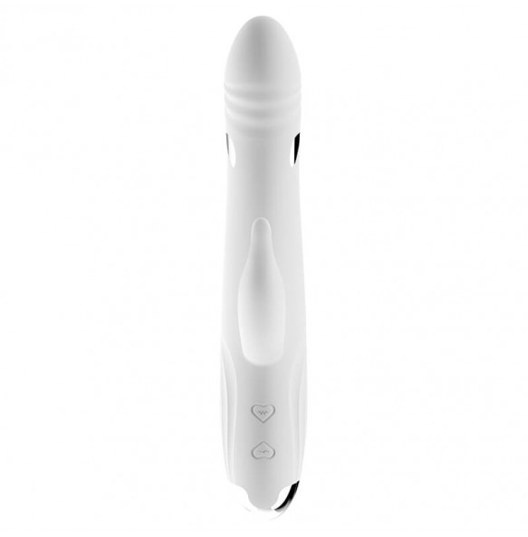 MizzZee - Electric Shock Dual Vibrator Wand (Chargeable - White)